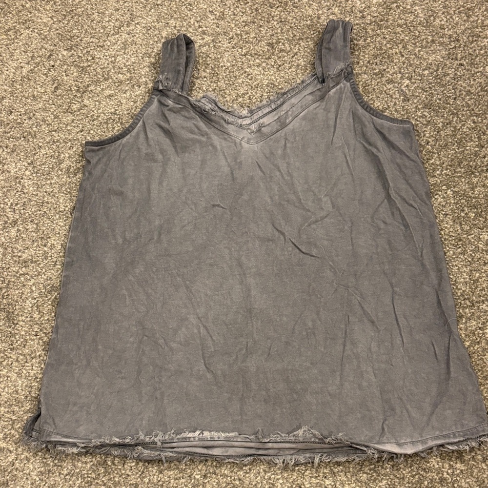 NIC+ZOE Charcoal Tank Top